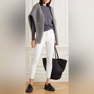 FRAME Le Skinny de Jeanne Raw Stagger mid-rise jeans